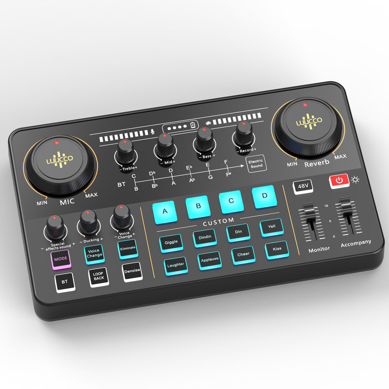 LUUCCO MI-2 All-in-One Audio Interface &amp; Mixer