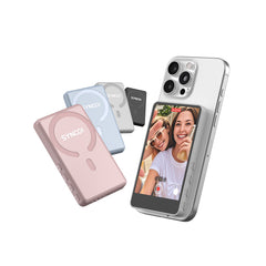 SYNCO XView M4 – Flip-Up Wireless Selfie Monitor with MagSafe Mount & Bluetooth Remote