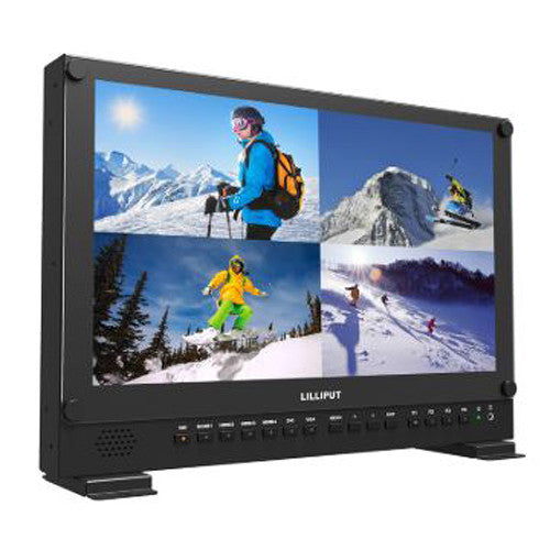 Lilliput BM150-4KS - 15.6" Carry-on/Rackable 4K Broadcast Director Monitor with SDI, HDMI, VGA & DVI inputs