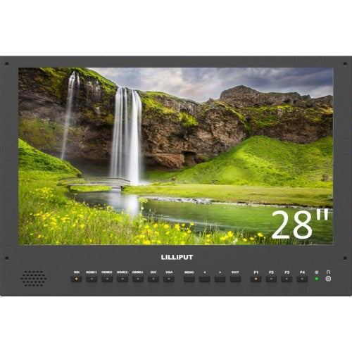 Lilliput BM281-4KS – 28" 4K HDMI Carry-On Broadcast Monitor With SDI, HDR And 3D LUTS