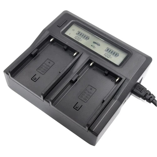 V-Gear VG-TWIN970 – Dual NP-F970 Battery Kit with 2-Channel Smart Charger (2 x 8800mAh Batteries)