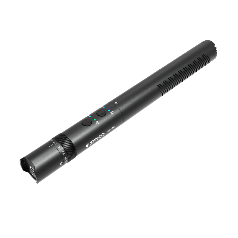 SYNCO Mic D2 – Hypercardioid Shotgun Microphone with Brass Body & XLR Output