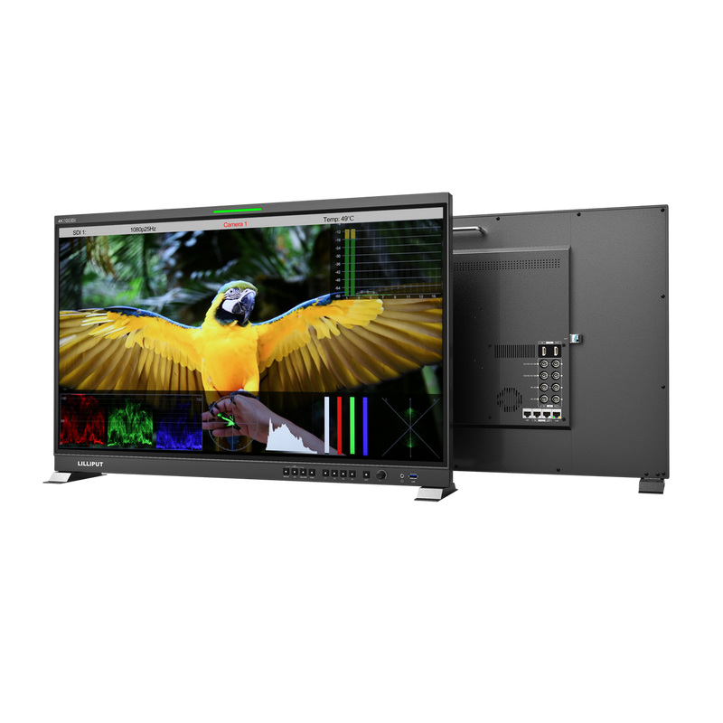 Lilliput Q31 – 31.5” 12G-SDI 4K HDR Broadcast Monitor with Fiber Input & Audio Vectoring
