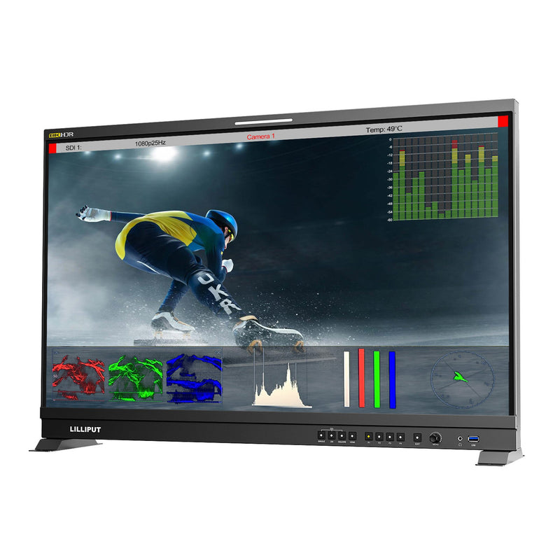 Lilliput Q31-8K – 31.5” 8K Input Broadcast Monitor with Quad 12G-SDI & 3D LUT