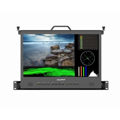 Lilliput RM-1731S - 17.3" 1U Rackmounted Drawer Monitor with HDMI / SDI Input