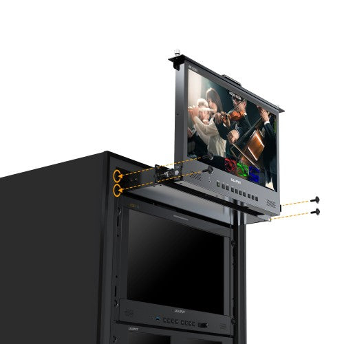 Lilliput RM-1731S-12G - 17.3 Inch 4×12G-SDI 1RU Pull-out Rackmount Monitor