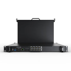 Lilliput RM-1731S-12G - 17.3 Inch 4×12G-SDI 1RU Pull-out Rackmount Monitor