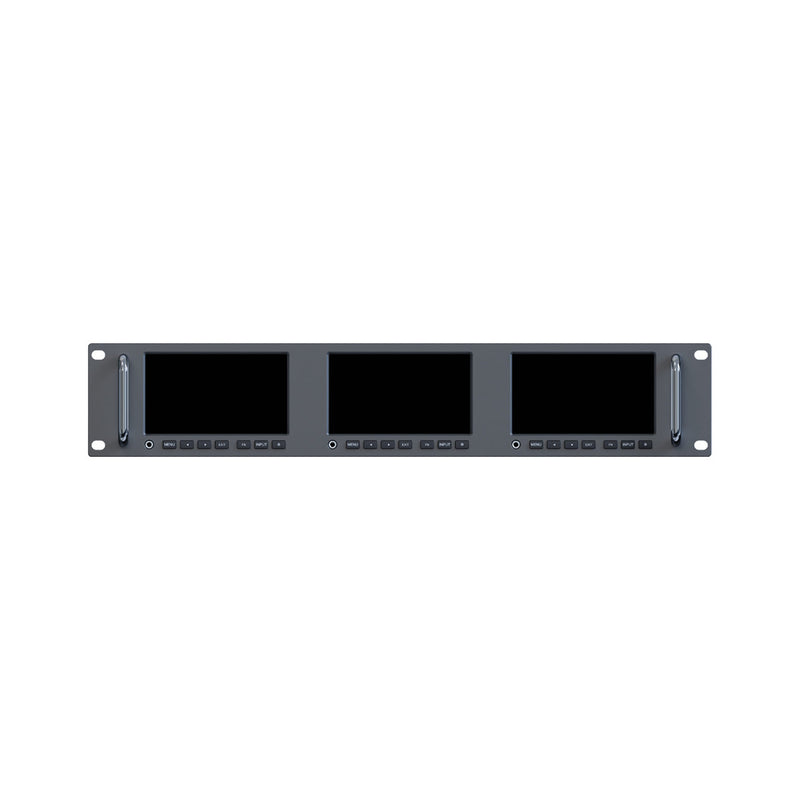 Lilliput RM-503S – 3 x 5” 2RU Rackmount SDI Monitor