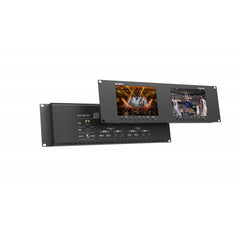 Lilliput RM-7029S - Dual 7” Rack Mount Monitor with HDMI 2.0 & 3G-SDI