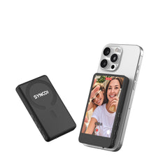 SYNCO XView M4 – Flip-Up Wireless Selfie Monitor with MagSafe Mount & Bluetooth Remote