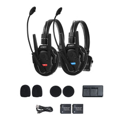 SYNCO Xtalk Xpro – Professional Wireless Intercom Headset System with Boost Mode & Multi-Group Function (Available in 1-9 Headsets)