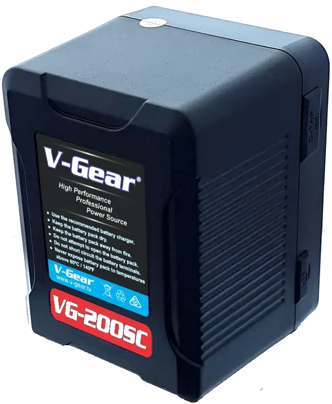 V-Gear VG-200SC – Hi-Performance Compact V-Lock Battery
