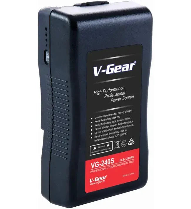 V-Gear VG-240S – Broadcast-Grade Professional V-Lock Battery