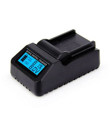 V-Gear VG-CHG970 Pro Smart Charger – Single Channel Charger for Sony NP-F (L-Series) Batteries with LCD and USB Output